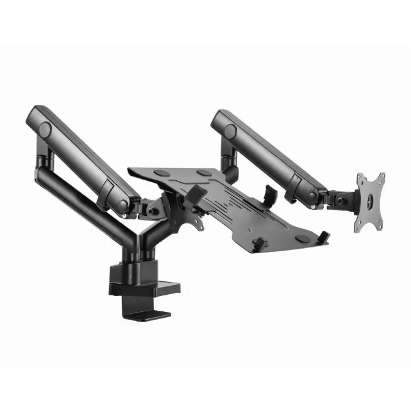GEMBIRD Desk Mounted Adjustable Monitor Arm With Notebook Tray (full-motion)