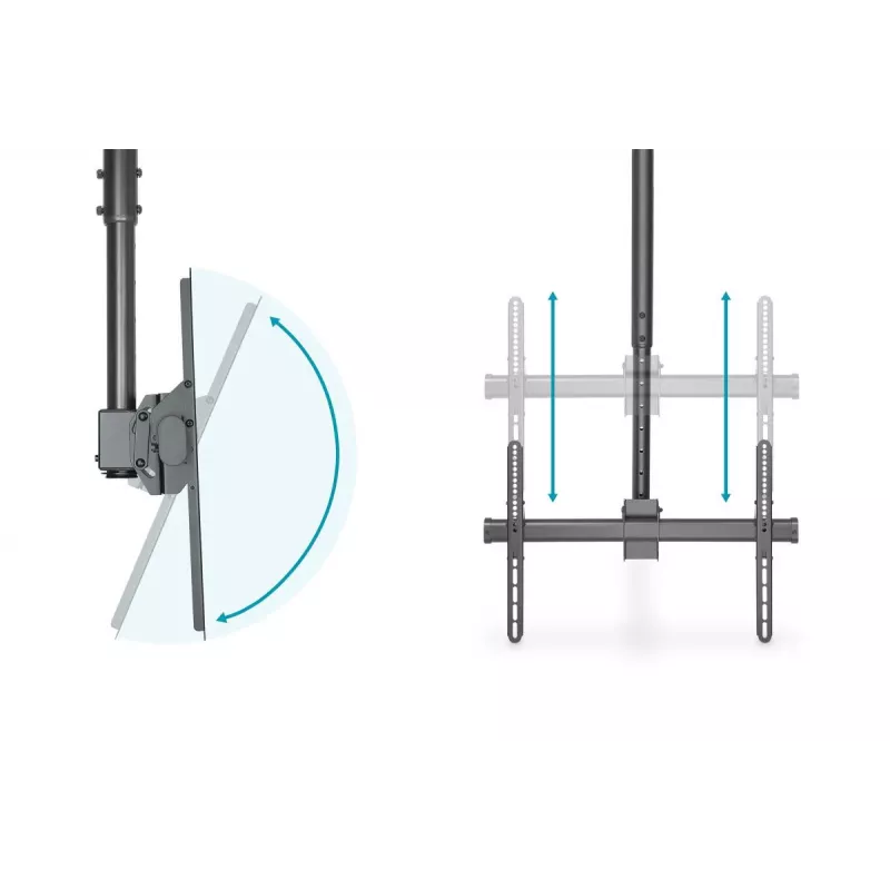 DIGITUS Universal TV Ceiling Mount 37-70IN 560-910 mm black