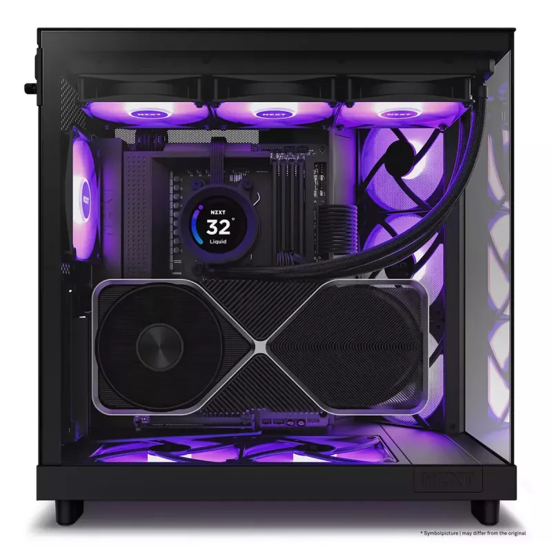PC Case NZXT H6 Air Flow Midi Tower Black