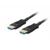 HDMI cable LANBERG CA-HDMI-30FB-0100-BK 10 m, HDMI Type A 2.1, 48 Gbit/s, 144 Hz, HDR, ARC, Ethernet