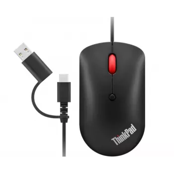 Lenovo 4Y51D20850 mouse Office Ambidextrous USB Type-C Optical 2400 DPI