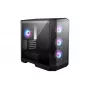 PC case MSI MAG PANO M100R PZ Micro Tower Black — microATX/ITX, side window, multi-LED, 39 cm GPU, USB-C