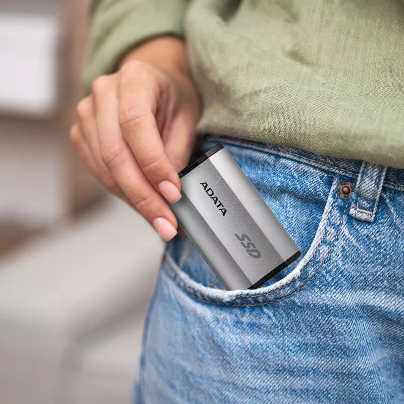 Portable SSD ADATA SD810 4TB, USB Type-C, USB 3.2 Gen 2x2, 2000 MB/s read/write, IP68 aluminium housing