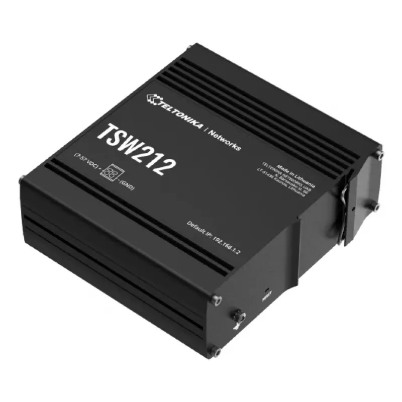 TELTONIKA TSW212 Managed PoE+ Gigabit Ethernet Switch (8-port + 2 Sfp)