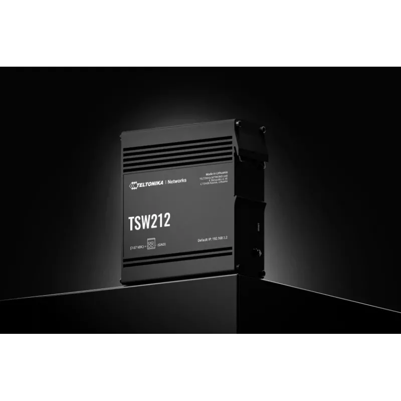 TELTONIKA TSW212 Managed PoE+ Gigabit Ethernet Switch (8-port + 2 Sfp)
