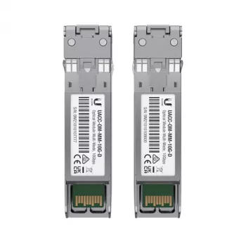 Network transceiver module UBIQUITI UACC-OM-MM-10G-D-2, 10 Gbit/s, multimode 850 nm, LC, pack of 2