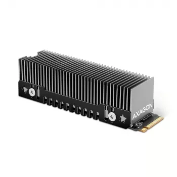 Axagon CLR-M2XT Aluminum passive cooler for single and double-sided M.2 SSDs size 2280, height 24 mm