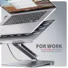 Axagon HMC-STND Multi-port USB-C 5Gbps hub and aluminum stand for laptops. HDMI 4k/60Hz, GLAN, PD and 3 USB-A ports. USB-C cable 60 cm.