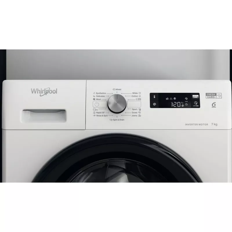 Whirlpool FFS7259BEE washing machine Front-load 7 kg 1151 RPM White