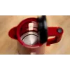 Electric kettle Bosch TWK1M124 — 1.7 L, 2400 W, red, cordless, 360° base