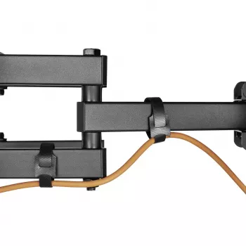 TV wall mount MACLEAN MC-710N VESA up to 600x400 mm, tilt +3°/−15°, max distance 35.5 cm, max screen 80 inch, steel, black