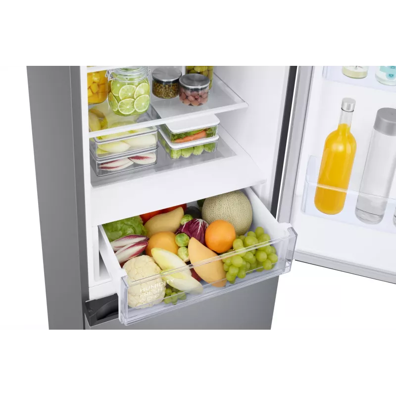 Samsung RB38C672ESA Freestanding 390 L Grey, Metallic, Silver