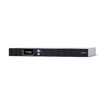 Rackmount Line-Interactive UPS CYBERPOWER OR1500ERM1U — 1.5 kVA / 900 W, 6× C13 outlets, LCD, hot-swap VRLA battery, 1U, silver