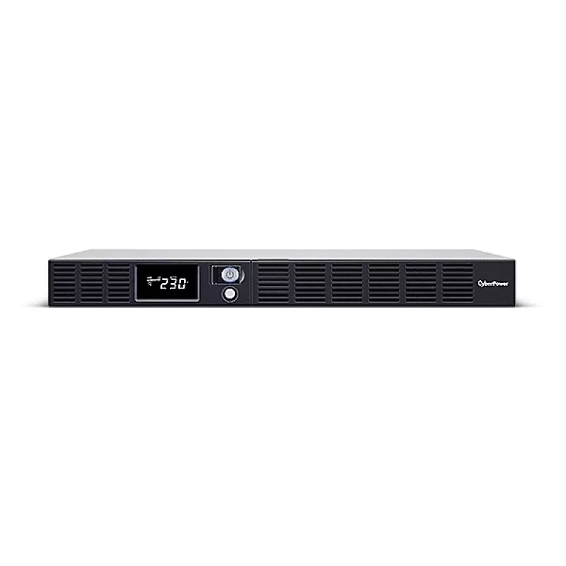 Rackmount Line-Interactive UPS CYBERPOWER OR1500ERM1U — 1.5 kVA / 900 W, 6× C13 outlets, LCD, hot-swap VRLA battery, 1U, silver