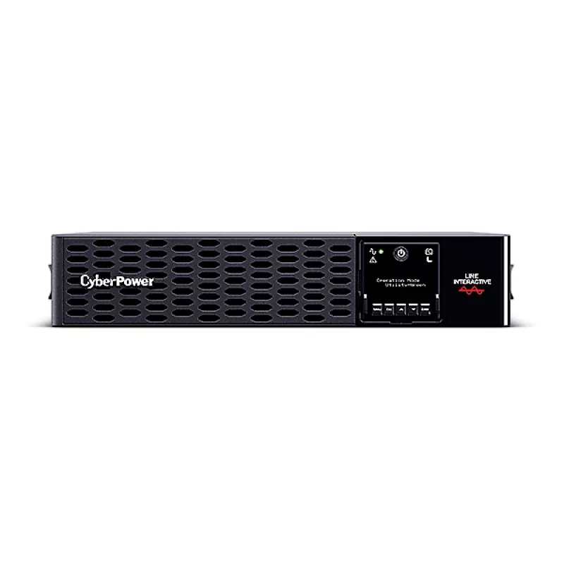 Uninterruptible Power Supply CYBERPOWER PR1000ERT2U, 1 kVA (1000 W), Line-Interactive, 10x C13 outlets, Pure Sine, Rack/Tower 2U