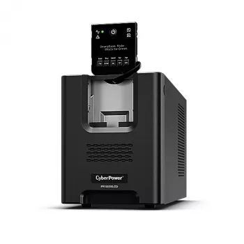 Uninterruptible Power Supply CYBERPOWER PR1000ELCD — 1 kVA (900 W), Line-Interactive, Pure Sine, 8× C13 outlets, LCD, Hot-swap battery