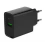 GEMBIRD USB Fast Charger - Type A & C 2-Port 20W - Black
