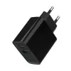 GEMBIRD USB Fast Charger - Type A & C 2-Port 20W - Black