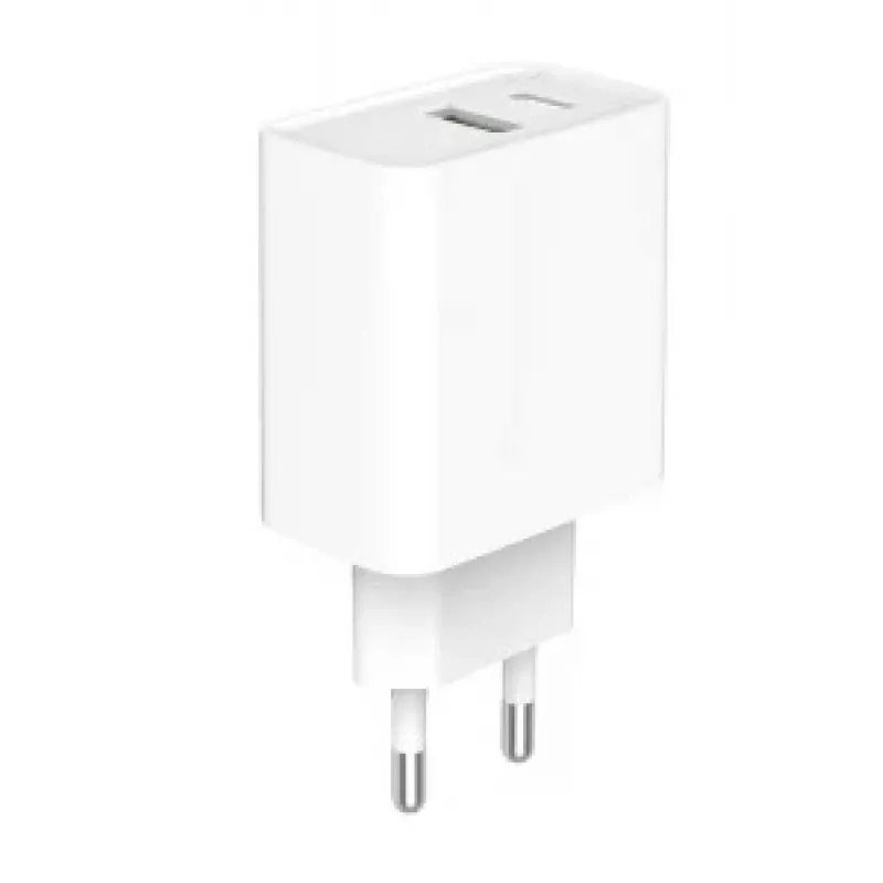GEMBIRD USB Fast Charger - Type A & C 2-Port 20W - White