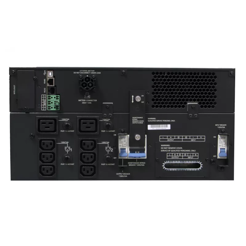 Vertiv Liebert GXT5 Double Online Conversion UPS -5000VA/5000W| 230V| With Rackmount Kit and Intellislot RDU101 Communication Card| GXT5-5000IRT5UXLN