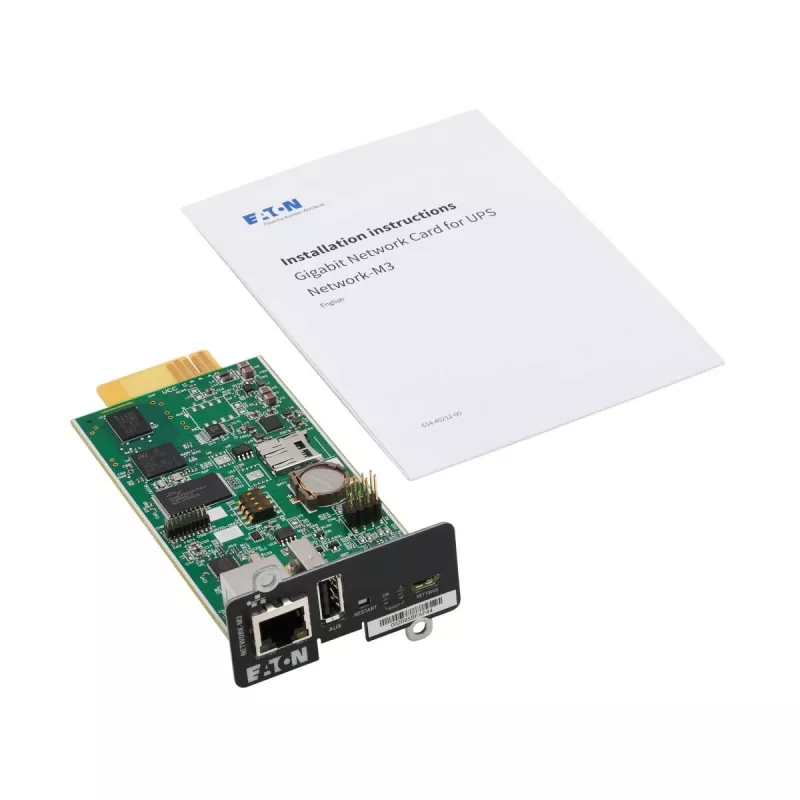 Eaton Gigabit Network Card M3 (NETWORK-M3) - Cybersecure UPS Management Card
