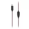 Hama HS-USB400 V2 Headset Wired Head-band Office/Call center USB Type-A Black, Red