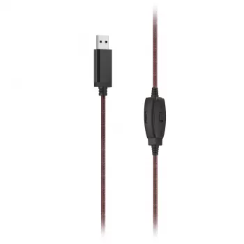 Hama HS-USB400 V2 Headset Wired Head-band Office/Call center USB Type-A Black, Red