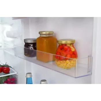 Freestanding refrigerator AMICA FD2015.4X(E) Silver, 200 L, top freezer, LED, reversible doors