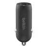 Belkin BoostCharge 30W USB-C Car Charger with Cable, Black