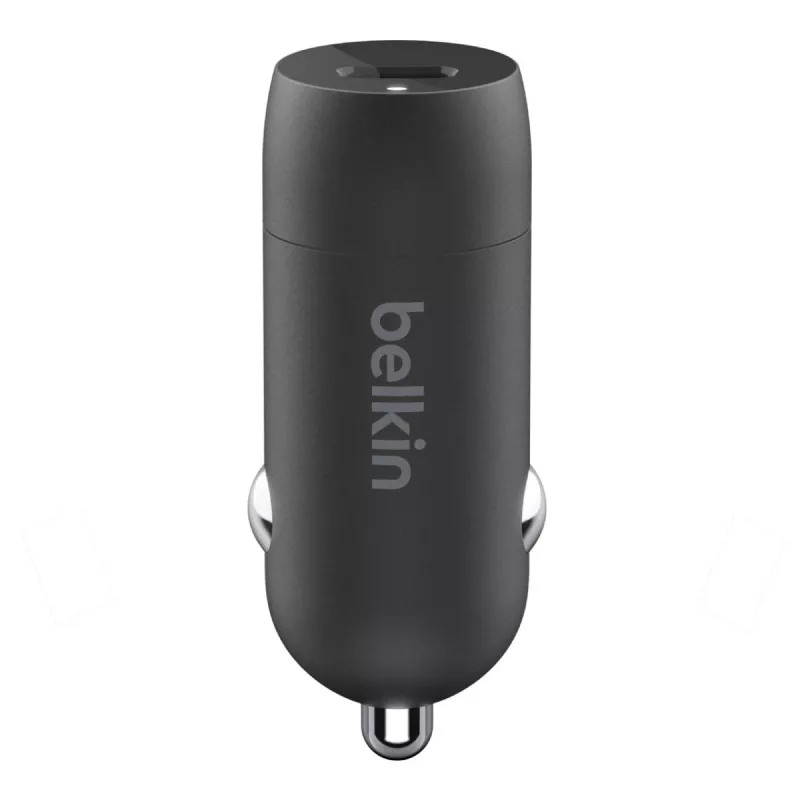 Belkin BoostCharge 30W USB-C Car Charger with Cable, Black