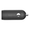 Belkin BoostCharge 30W USB-C Car Charger with Cable, Black