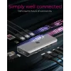 ICY BOX IB-DK4061-CPD Wired USB 3.2 Gen 1 (3.1 Gen 1) Type-C Grey