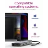 ICY BOX IB-DK4061-CPD Wired USB 3.2 Gen 1 (3.1 Gen 1) Type-C Grey