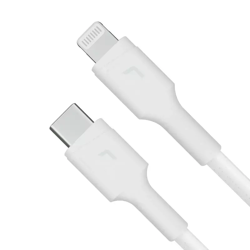 Green Cell PowerStream KABGC07W USB-C to Lightning cable, MFi, Power Delivery, 1 m, 29 W, white