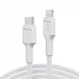 Cable Green Cell Lightning to USB‑C 1 m, 29 W, white, data 480 Mbps