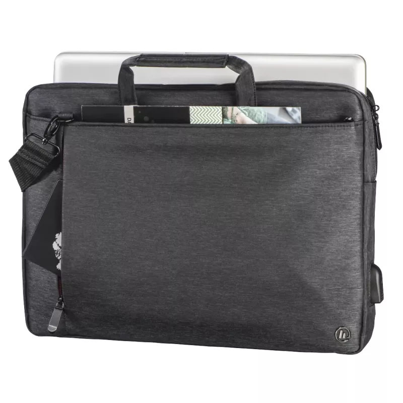 Hama Manchester 33.8 cm (13.3 inch) Briefcase Black