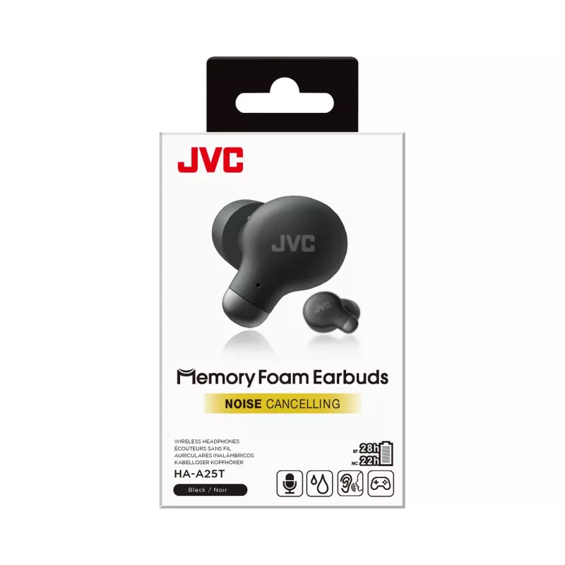 JVC HA-A25T Headset True Wireless Stereo (TWS) In-ear Calls/Music Bluetooth Black