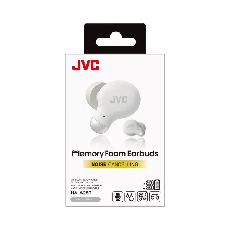 JVC HA-A25T Headset True Wireless Stereo (TWS) In-ear Calls/Music Bluetooth White