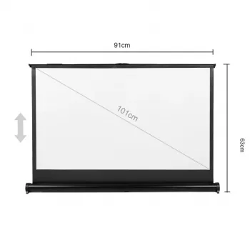 Portable projection screen MACLEAN MC-962 40 inch 16:9 freestanding matt white
