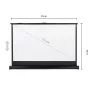 Portable projection screen MACLEAN MC-962 40 inch 16:9 freestanding matt white