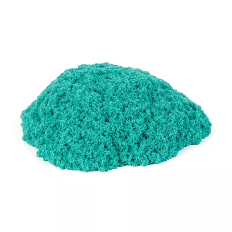Kinetic Sand , Castle Case with 1lb Teal Play Sand, Storage Container, Sensory Toys for Kids Ages 3 and up