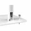 Manhattan Floor Stand (Anti theft) for Tablet and iPad, Universal, 360° Rotation, Tilt +20° to -110°, White, Lockable, Tablets 7.9 inch to 11 inch, Height adjustable 790 to 1190mm,Extendable clamps: height 200 to 246mm/width 129 to 181mm,Can be bolted to floor (parts incl)