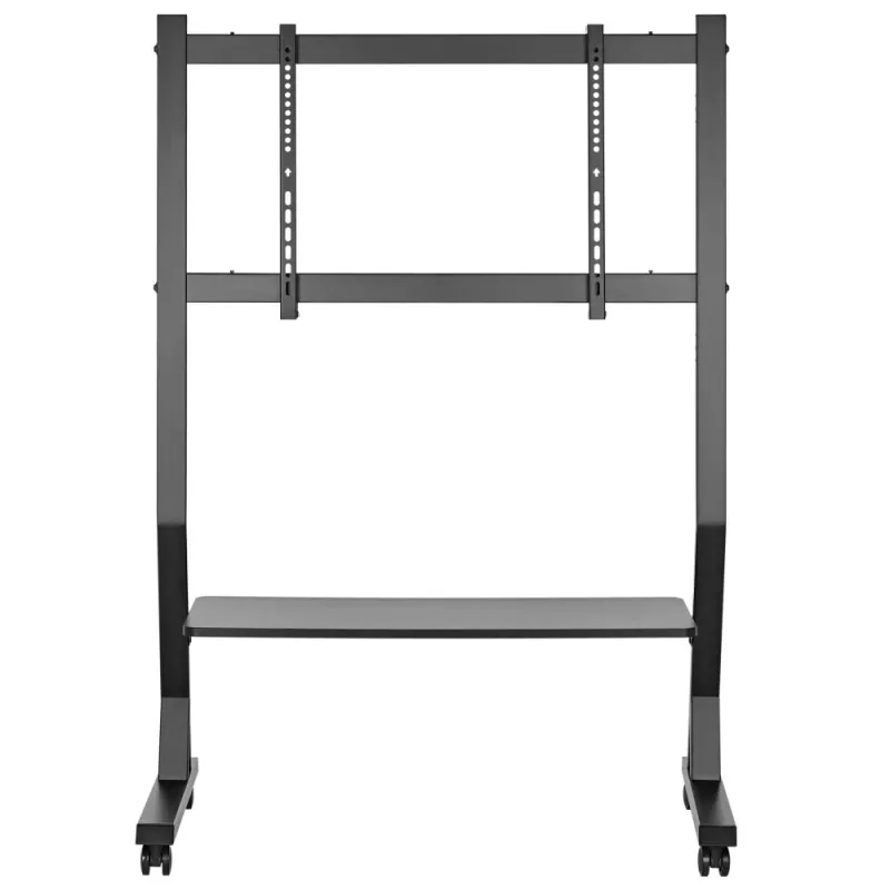 Floor stand TECHLY 366983 for 45–90 inch TVs, black, steel, height 1026–1126 mm, max VESA 800x400, load 60 kg