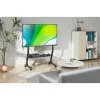 Floor stand TECHLY 366983 for 45–90 inch TVs, black, steel, height 1026–1126 mm, max VESA 800x400, load 60 kg