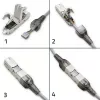 RJ45 toolless plug QOLTEC 54540 CAT6 STP for shielded Ethernet cables