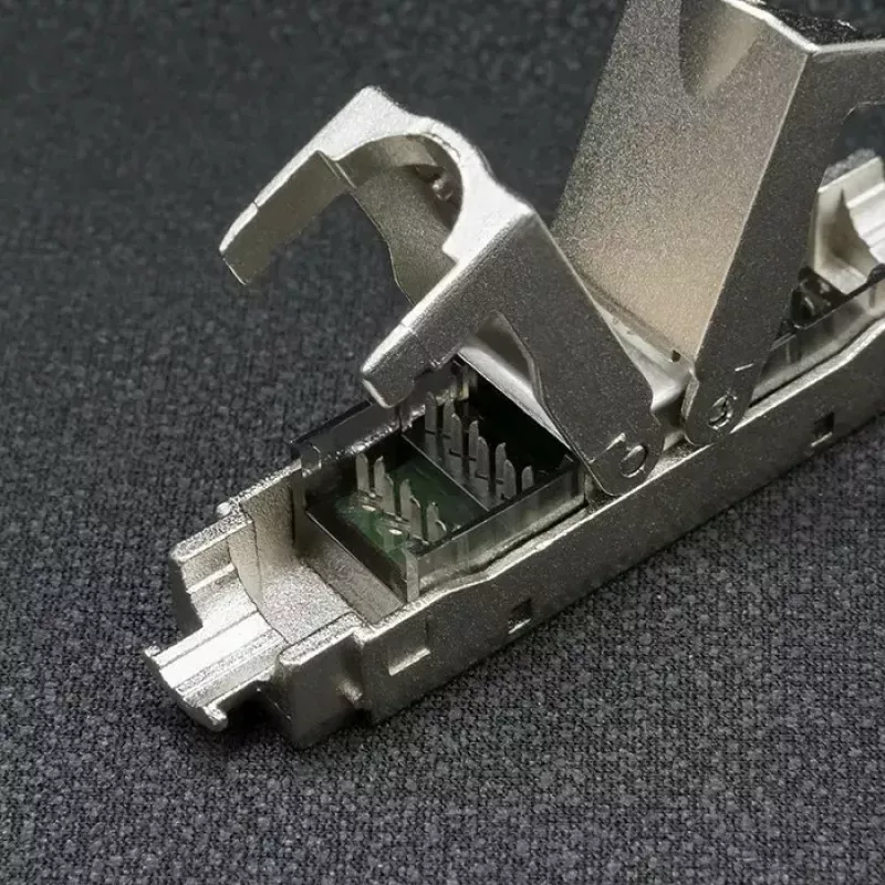 RJ45 toolless plug QOLTEC 54540 CAT6 STP for shielded Ethernet cables