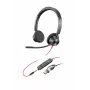 HP Poly Blackwire 3325 Stereo USB-C Headset +3.5mm Plug +USB-C/A Adapter