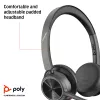 HP Poly Voyager 4320 USB-C Headset +BT700 dongle, Wireless, Office/Call center, Headset, Black