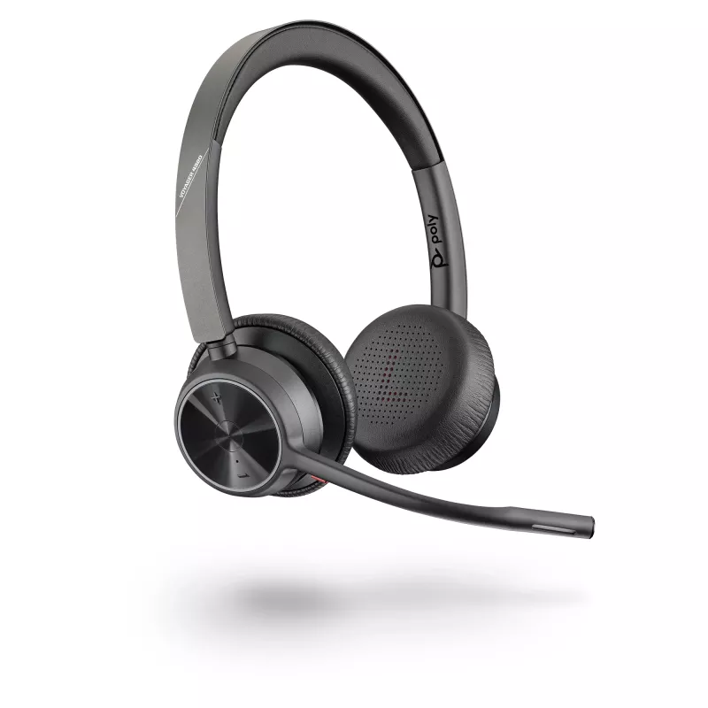HP Poly Voyager 4320 USB-C Headset +BT700 dongle, Wireless, Office/Call center, Headset, Black