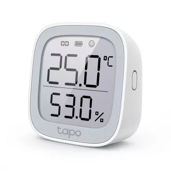 TP-Link Tapo Smart Temperature & Humidity Monitor, Indoor, Temperature & humidity sensor, Freestanding, Wireless, -20 - 60 °C, 0 - 99%